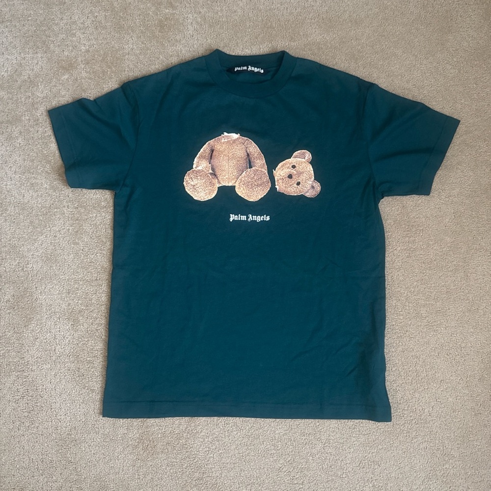 Palm Angels Teal T-Shirt